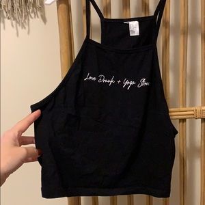 Love Drunk + Yoga Stoned Crop